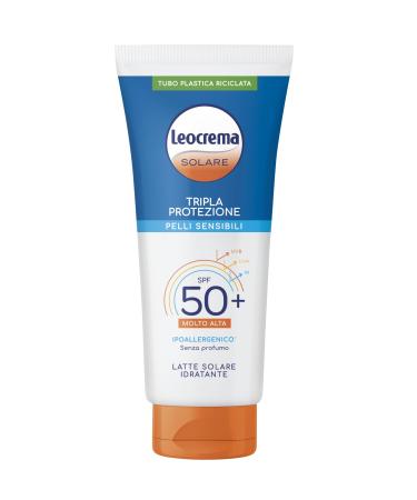 Leocrema Leocrema - SPF 50+ Sunscreen for sensitive skin triple protection against the sun's rays fragrance-free water-resistant 200 ml