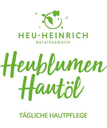 Heu -Heinrich 100ml Hay Flower Skin Oil | Natural Muscle & Joint Oil with Sesame & Almond Oils | Arnika & Mountain Herbs - Buy Online on GoSupps.com