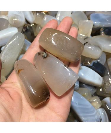 Natural Crystal Rough Gemstones for Decoration Natural Powder Crystal Gravel Rock Raw Gem Stone Fish Tank Bonsai Decoration Stone Aura Crystal (Size : 300g)