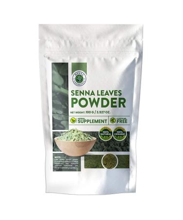 HENNA COSMETICS CYPRI 100% Pure Senna Leaves Powder Organic Herbal Supplement | 100 Grams (3.53 oz - Buy Online on GoSupps.com