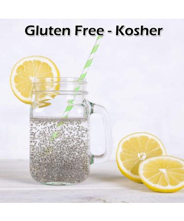 Golden Crown White Chia Seeds - 100% Natural, Kosher, Gluten-Free, Non-GMO, Vegan - 24 Oz - Buy Online on GoSupps.com