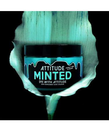 Attitude Semi-Permanent Hair Dye - Vegan Minted Green Color Cream for Cosplay Carnival & Party | 135ml Pastel Hair Color - Buy Online on GoSupps.com