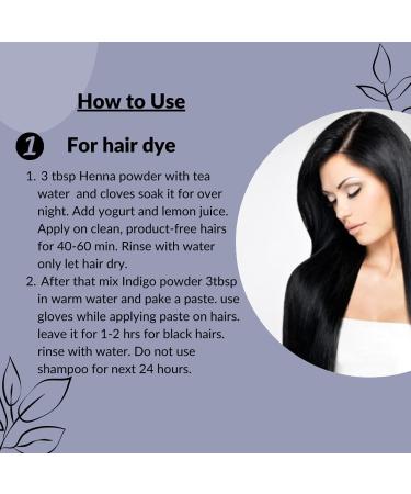 Mi Nature Indigo Powder 100% Pure Natural Organically Grown - For Hair (227g/8oz) - Buy Online on GoSupps.com