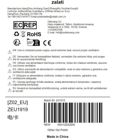 zalati Gel Nail Polish Glitter Gel UV Gel for DIY Nail Art Beauty Wire Drawing - Multicolor 5g Tiny Box Multi-colored - Buy Online on GoSupps.com