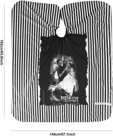 Professional Haircut Barber Cape - Adjustable Waterproof Hair Salon Cape for Hairstylist | International Shipping - Buy Online on GoSupps.com