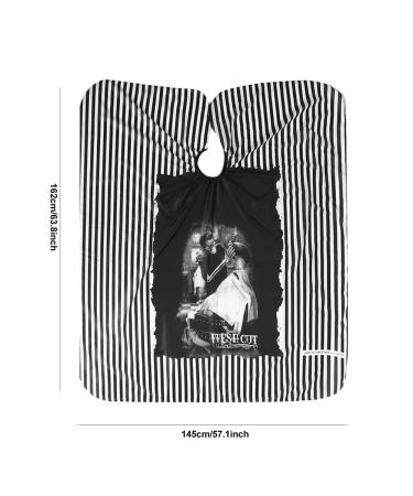 Professional Hairdressing Apron - Vintage Salon Cape | High-Quality Wai Fabric for Hairdressers - International Shipping Available - Buy Online on GoSupps.com