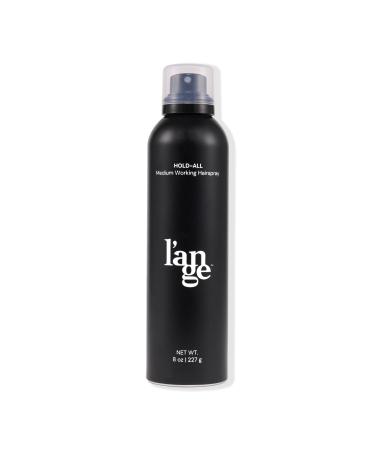 L'ANGE HAIR Hold-All Medium Working Hairspray | Brushable Hairspray | Touchable Finish & Flexible Hold | Hair Sprays For Women | Humidity Resistance & UV Protection | 8 oz