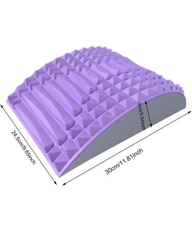 Generic Portable Lumbar Support Device for Muscle Relaxation And Posture Correction Purple - Buy Online on GoSupps.com