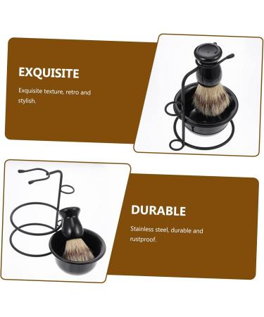 Minkissy Men's Beard Grooming Set - Razor Brush Shaving Bowl & Organizer - Premium Shaving Accessories - Buy Online on GoSupps.com