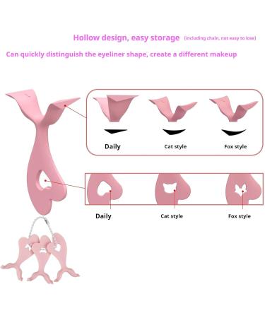  Uqezagpa Set of 3 eyeliner stencil applicators for beginners and professionals - Buy Online on GoSupps.com