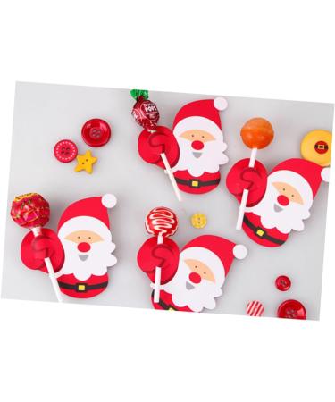  PRETYZOOM PRETYZOOM 150 Pieces Candy Lollipop Christmas Decor Christmas Decorations Ornament Card Paper Lollipop Decorations Candy Paper Card Decorate Red - Buy Online on GoSupps.com