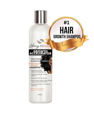 Alopecia Areata Treatment Hair Loss Shampoo - Best Hair Growth Solution for Thinning Hair & Receding Hairlines - 12 fl oz - Buy Online on GoSupps.com