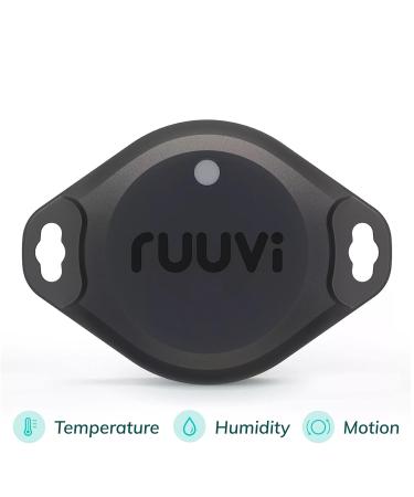 Ruuvi Wireless Bluetooth Temperature - Black - Buy Online on GoSupps.com