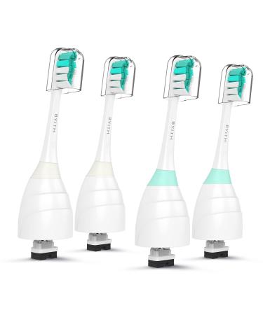 Replacement Toothbrush Heads Compatible with Philips Sonicare E Series Electric Brush Precision Clean Replacement Brush Heads Refills  4 Pack White 4 Count (Pack of 1)