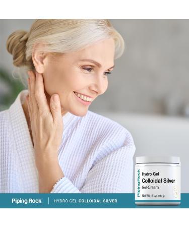 Piping Rock Colloidal Silver Cream 4 oz | Non-GMO Gluten-Free Hydro Gel for Skin Health - Shop Now - Buy Online on GoSupps.com