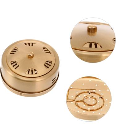 Traditional Moxibustion Box - Copper Moxa Burner & Massage Tool for Pain Relief | Healeved 1 Piece Portable 8x8x3.5cm - Buy Online on GoSupps.com