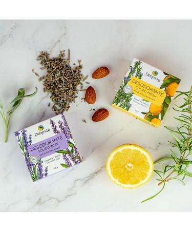  DEHESIA Fresh Bio Rosemary & Lemon Solid Deodorant 100% Natural Aluminium & Plastic Free High Efficiency & Durability. 65g DEHESIA - Buy Online on GoSupps.com