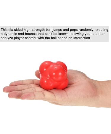 Patikil Reaction Balls - Silicone Bounce Balls for Baseball Training - Red - Buy Online on GoSupps.com