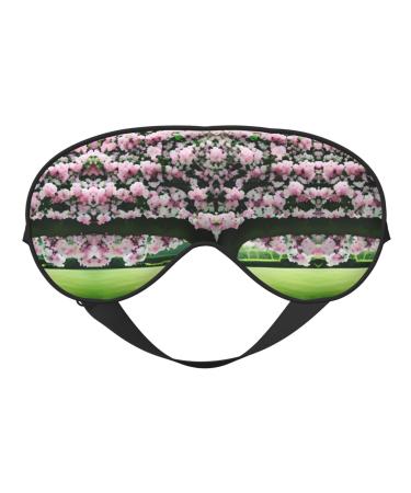 Floral Ivy Blossoms Tree Sleep Masks Soft Eyeshade with Adjustable Strap Comfortable Eye Masks for Sleep as Gifts for