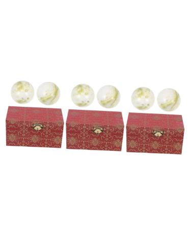 Solustre 3 sentences gymnastics ball baoding balls foot massage balls for feet massage ball The gift gifts muscle balls of hand.