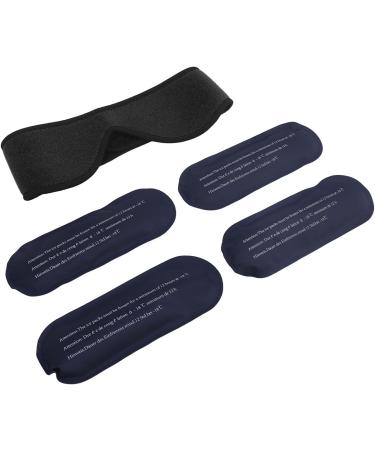 Versatile Ice Bags for Face - Hot & Cold Compress for Muscle Relief Dentistry & Facial Wrap (Black) - Buy Online on GoSupps.com