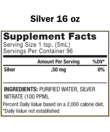 Buy Complete H2O Minerals Super Silver 100 ppm - Ionic Silver Water 16 fl. oz | Bioavailable & Potent Strength for Health - Buy Online on GoSupps.com