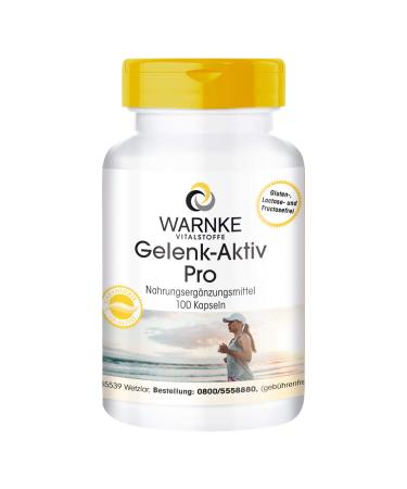 WARNKE VITAL SUBSTANCES Probed capsule high dosage with glucasamine chonroitine & Hyaluronic acid 100 capsule Warnke Vitals German pharmacists qualitia