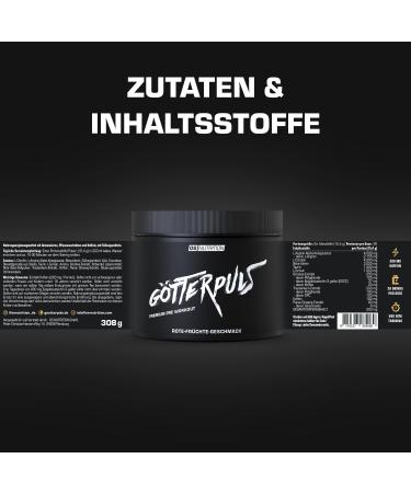 OS NUTRITION G tterpuls Premium Pre Workout Red Fruits 308g - Enhance Energy & Focus | International Shipping Available - Buy Online on GoSupps.com
