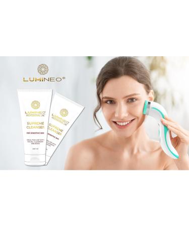 Lumineo Facial Gel developed for electric facial brushes facial cleansing gel particularly smooth facial wash gel gel pore cleansing makeup remover for the face Sensitive skin - Buy Online on GoSupps.com