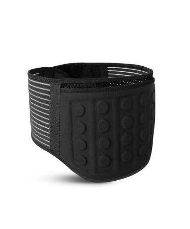 XWSM Self-heated compression back support lumbar pest belts for men and women back bandage 21 magnets abdominal waist trainer for pain relief (size: m/medium)