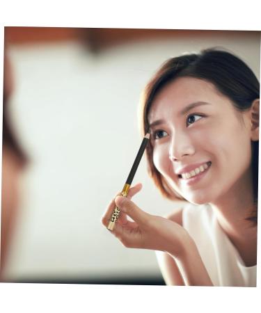 POPETPOP 6 Pcs Waterproof Eyeliner Smudgeproof Eyebrown Makeup Eyebrow Pencils Eyebrow Brush Makeup Pen Matte 1 count (Pack of 1) Blackx3pcs - Buy Online on GoSupps.com