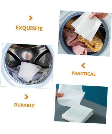 Gatuida 360 Pcs Anti-cross-dyeing Absorbing Film Washer Machine Cleaner Dye Paper Household Laundry Paper Useful Big Lots Color Absorbing Cloth White Anti-cross-staining 1 count (Pack of 1) Whitex5pcs - Buy Online on GoSupps.com