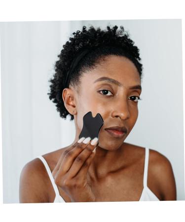 FRCOLOR Black Meteorite Facial Scraping Board & Massage Tools - Enhance Your Skincare Routine with Eye & Neck Massagers - Buy Online on GoSupps.com