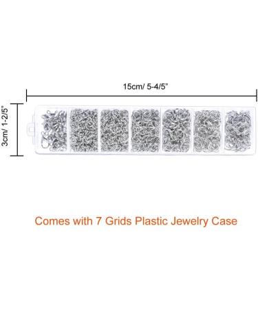 Paxcoo 1500Pcs Silver Jump Rings with Lobster Clasps, Jewelry Pliers - Jewelry Making Supplies & Necklace Repair Kit - Buy Online on GoSupps.com