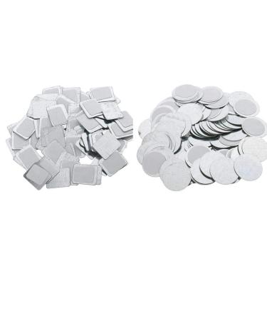 Tubayia 200pcs Metal Stickers for Magnetic Palette Eyeshadow Blush Makeup Palette