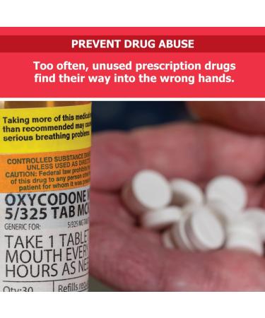 RX Pill Disposal - Safe & Effective 17oz Solution to Destroy Prescription Medications | 1 Pack - Buy Online on GoSupps.com