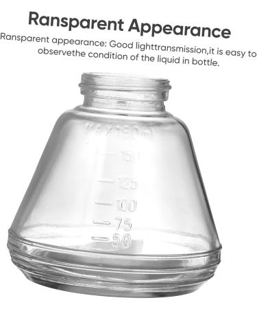 Didiseaon Glass Bottle Nail Polish Remover Bottle Push down Pump Pump Bottle Press Bottle Glass Press Bottle - Buy Online on GoSupps.com