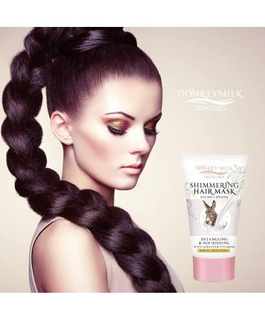 Pharmaid Donkey Milk Treasures Shiny hair mask without rinse 100 ml - Buy Online on GoSupps.com