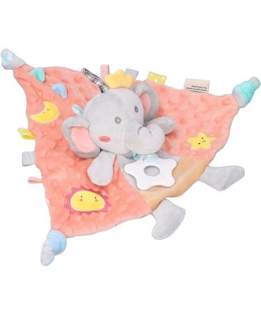 WBTY Baby Security Blanket: Super Soft Plush Elephant Cuddle Toy with Teether for Newborn Boys and Girls - Buy Online on GoSupps.com