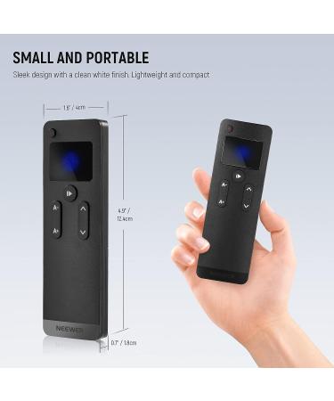 NEEWER RT111 Remote Control for Teleprompter App - Bluetooth, Silent Button - iOS Android Compatible - X1 PRO, X14 PRO, X17 - Buy Online on GoSupps.com