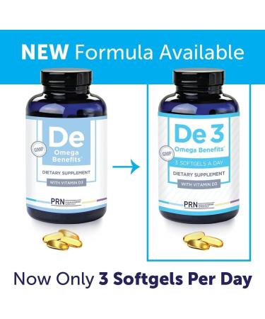 PRN De Dry Eye Omega 3 Fish Oil | Natural Triglyceride Formula | 2240mg EPA & DHA | Healthy Eye Care Supplement | 1 Month Supply - Buy Online on GoSupps.com