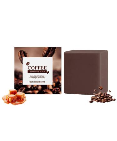 homomdy Coffee soap natural soap with serum oils deep cleansing longlasting scent mild exfoliation moisturizing and nourishing reduces dull skin brightens smooth skin for all skin types 1pcs