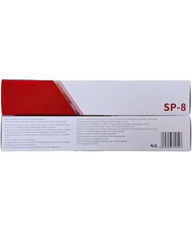 SP-8 Ultra Whitening Toothpaste - Bright White Stain Removing Probiotic Dental Paste for Fresh Breath & Health | 4.25 oz (Pack of 2 - Buy Online on GoSupps.com