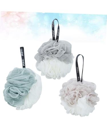 Buy Minkissy 3pcs Bath Sponge Set - Exfoliating Body Loofah Scrubber for Shower - Ideal for Women - International Shipping Available - Buy Online on GoSupps.com
