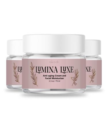 akodi Lumina Luxe - Lumina Luxe Anti-aging Cream - Lumina Luxe Rejuvenating Moisturizer - 3 pack/6 oz