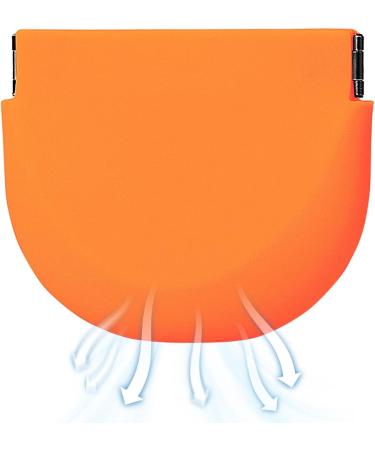 Buy Aibyk's Food-Safe Silicone Prosthesis Shell Cleaning Container - Portable Denture Case with Ventilation Holes - Ideal for Artificial Teeth & Retainers (Orange) - Buy Online on GoSupps.com