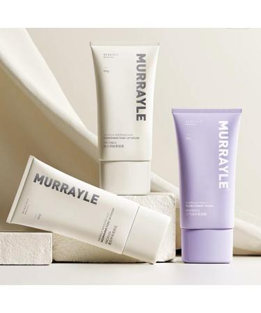 1 PC Murrayle Body Primer Isolation Cream for Face and Body Perfumed Body Primer Moisturizing Nourishing Skin Lightweight Texture (purple 130g) purple 13.3 Fl Oz (Pack of 1)