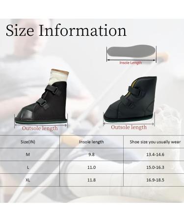 Post Op Shoe for Broken Foot | Adjustable Medical Walking Boots & Fracture Shoes for Foot Injuries | Orthopedic Rehabilitation Cast Shoes in Size S - Summer Collection - Buy Online on GoSupps.com