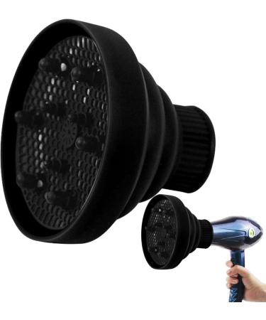 Hair Dryer Vent Cover | Blow Dryer Attachment Hood | Heat Resistant Hair Dryer Hood | Heat Resistant Silicone Hair Dryer Vent Hood Foldable Multifunctional Hair Dryer Accessories black - Buy Online on GoSupps.com
