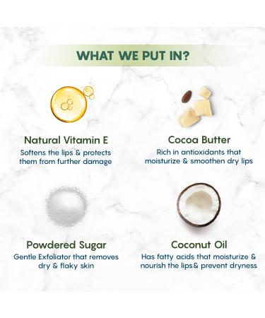 Exfoliating Lip Scrub for Women & Men | Lightening & Brightening Dark Lips | Sugar Powder & Cocoa Butter | 25g - Buy Online on GoSupps.com